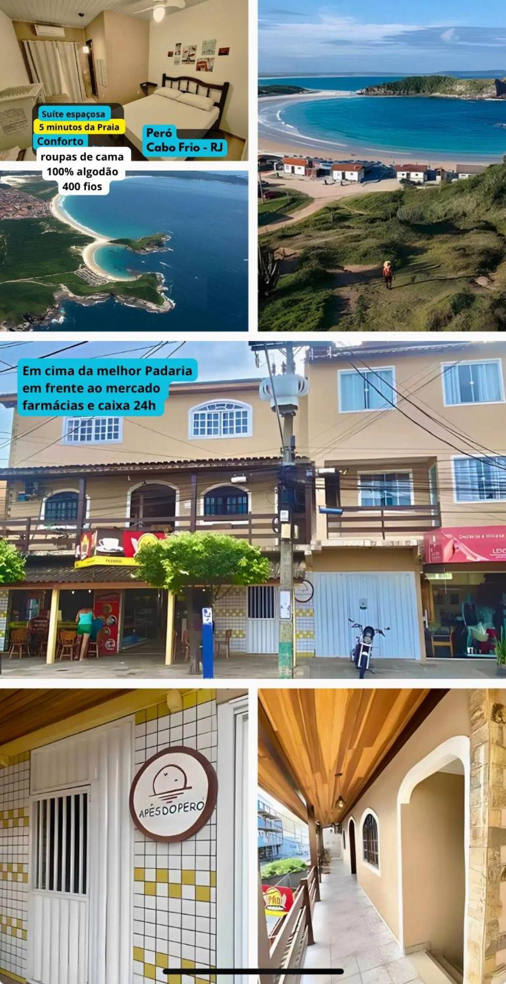 Apês do Peró 05 Suíte 3 pessoas Cabo Frio Exterior foto